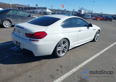 2013 BMW 650I xDrive z USA, uszkodzony, nr VIN WBAYM1C54DDZ02313